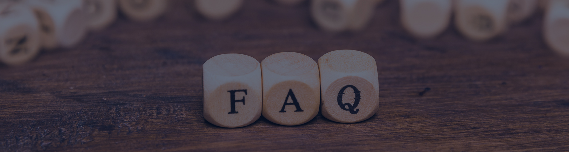 Frequently asked questions page header